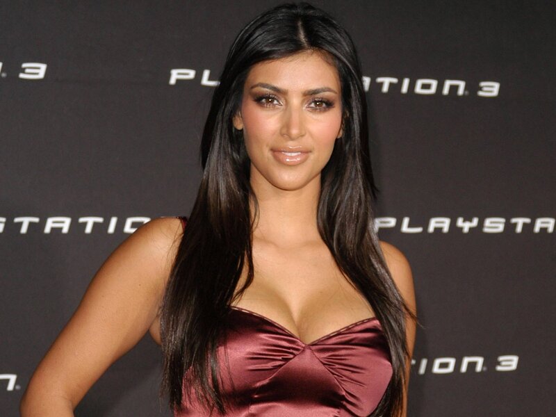 Kim Kardashian at PlayStation event