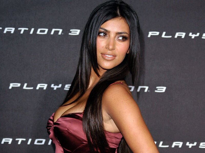 Kim Kardashian at PlayStation event