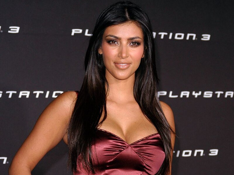 Kim Kardashian at PlayStation event