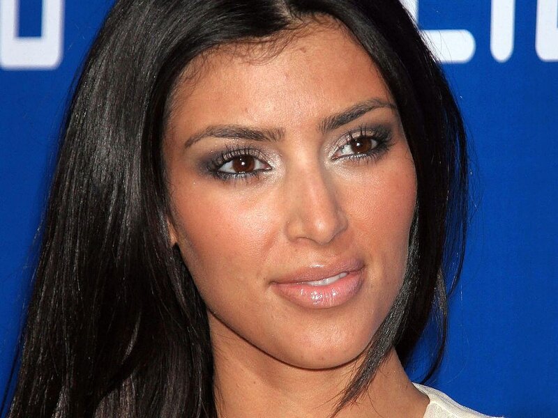 Kim Kardashian close-up portrait