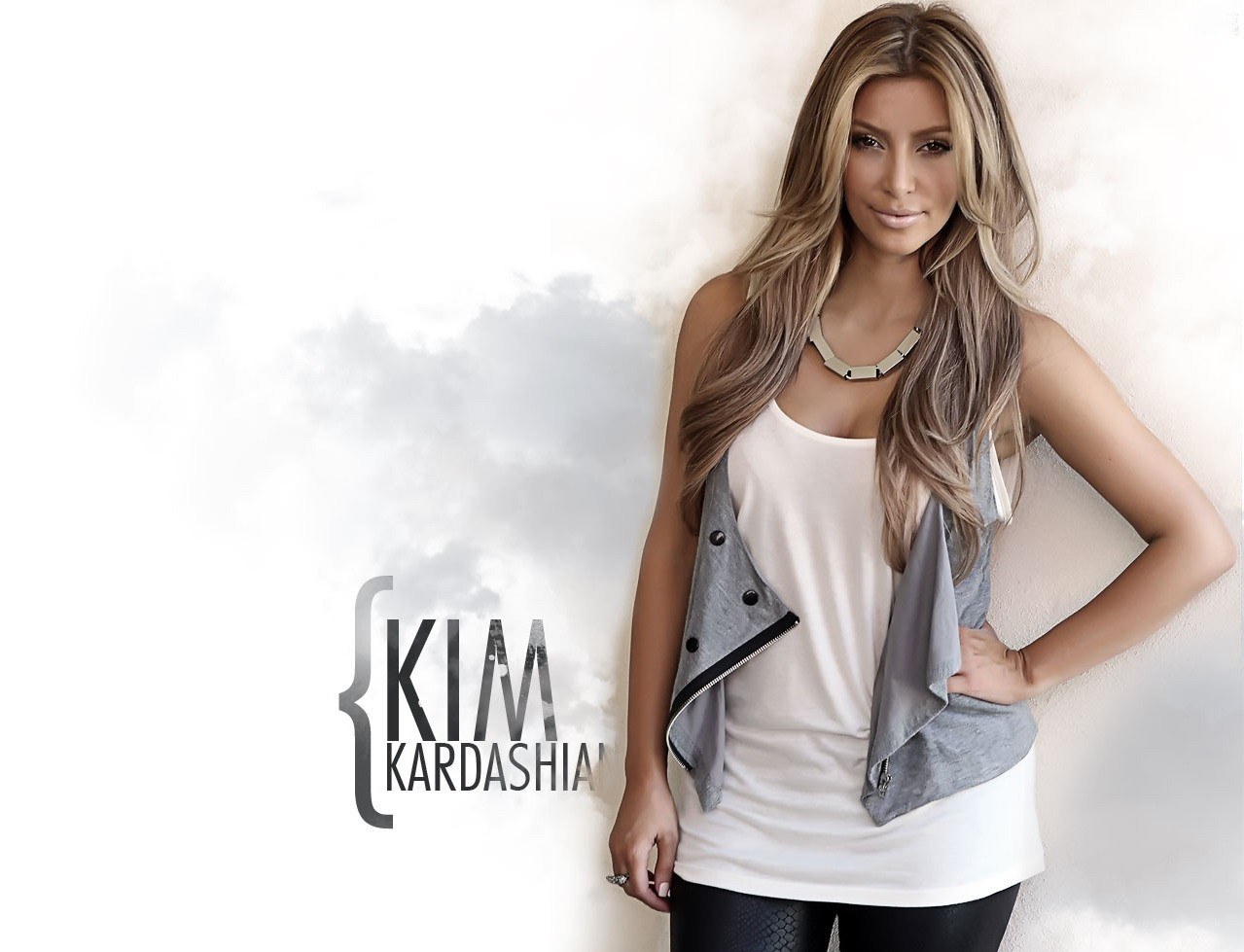 Kim Kardashian portrait