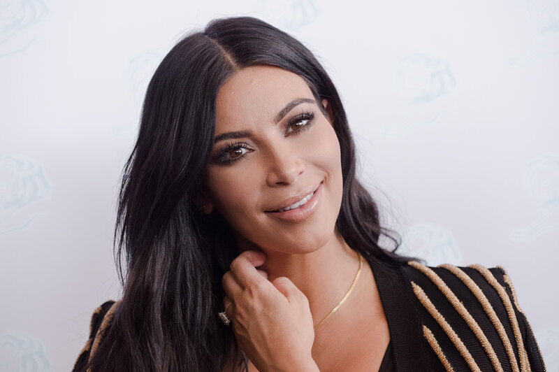 Kim Kardashian portrait