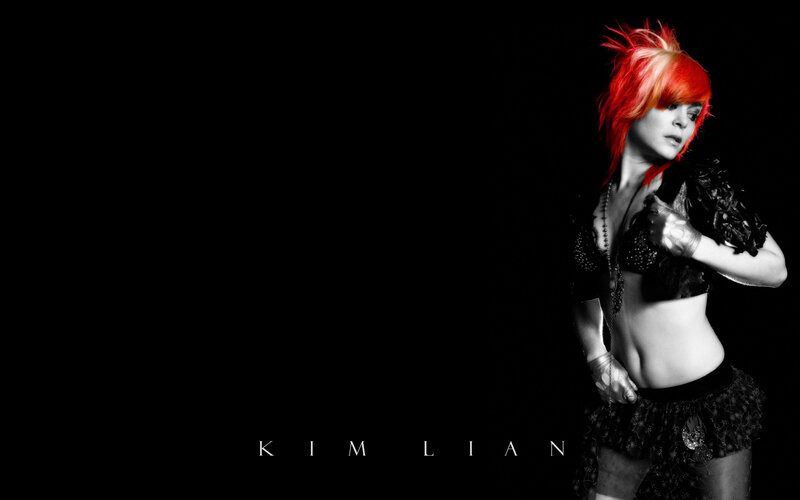 Kim Lian with red hair