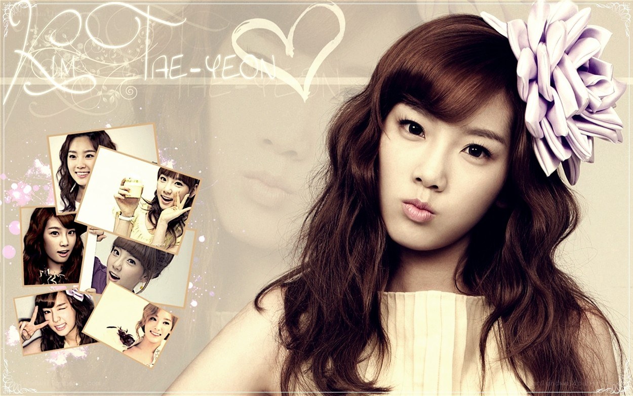 Kim Tae-yeon portrait collage