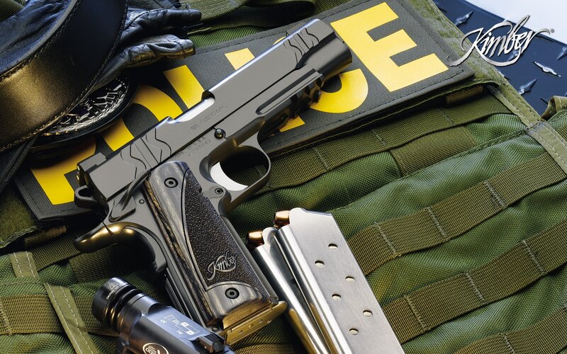 Kimber Pistol on Vest