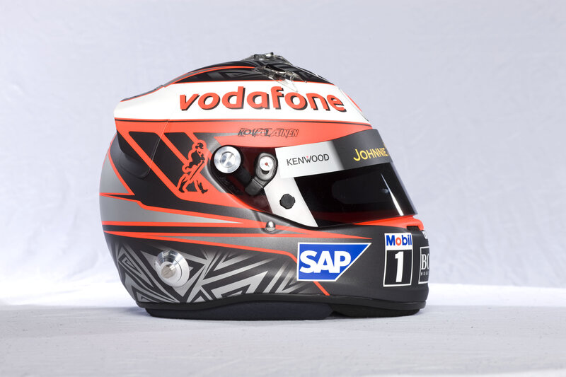 Kimi Räikkönen's racing helmet