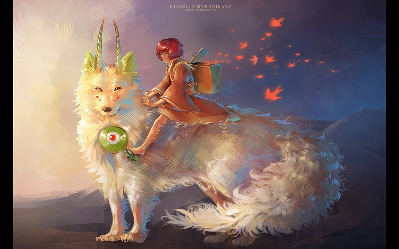 Kimiko and Rarikane artwork