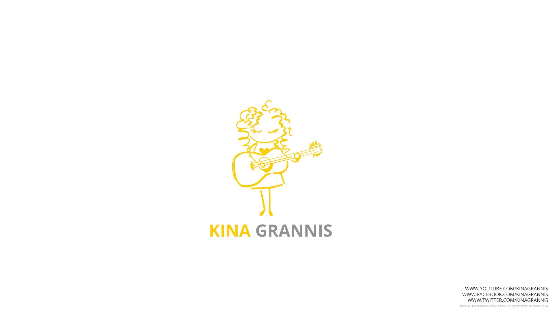 Kina Grannis logo illustration