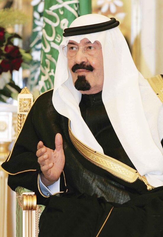 King Abdullah of Saudi Arabia