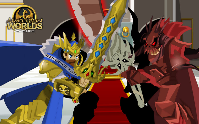 King and Demon in Battle