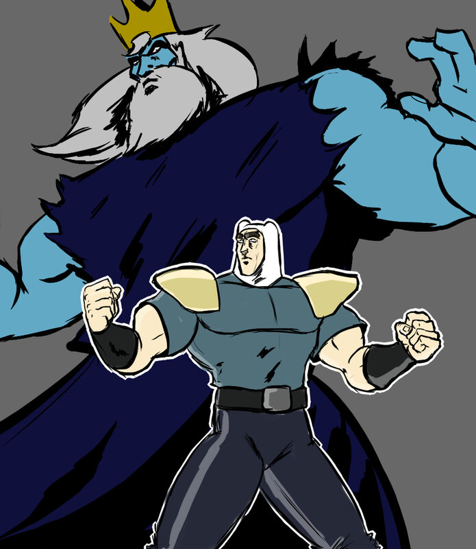King and warrior characters