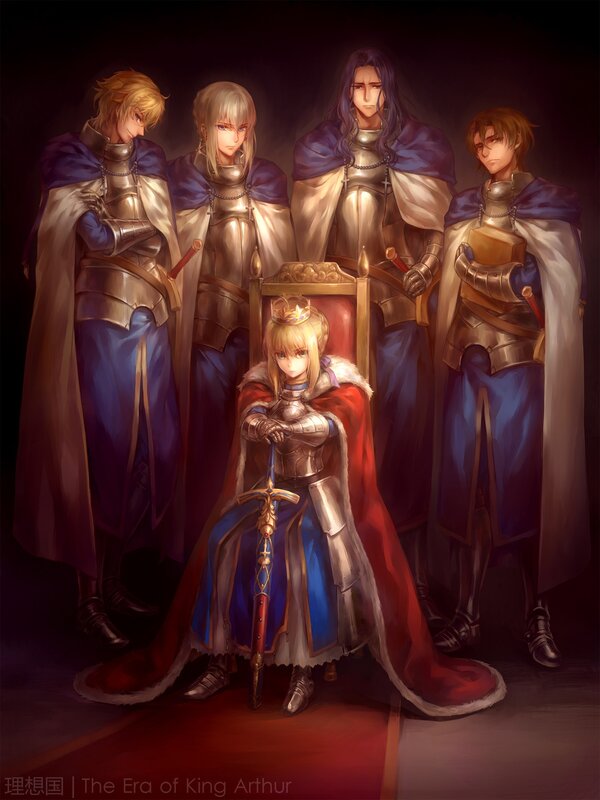 King Arthur with Knights
