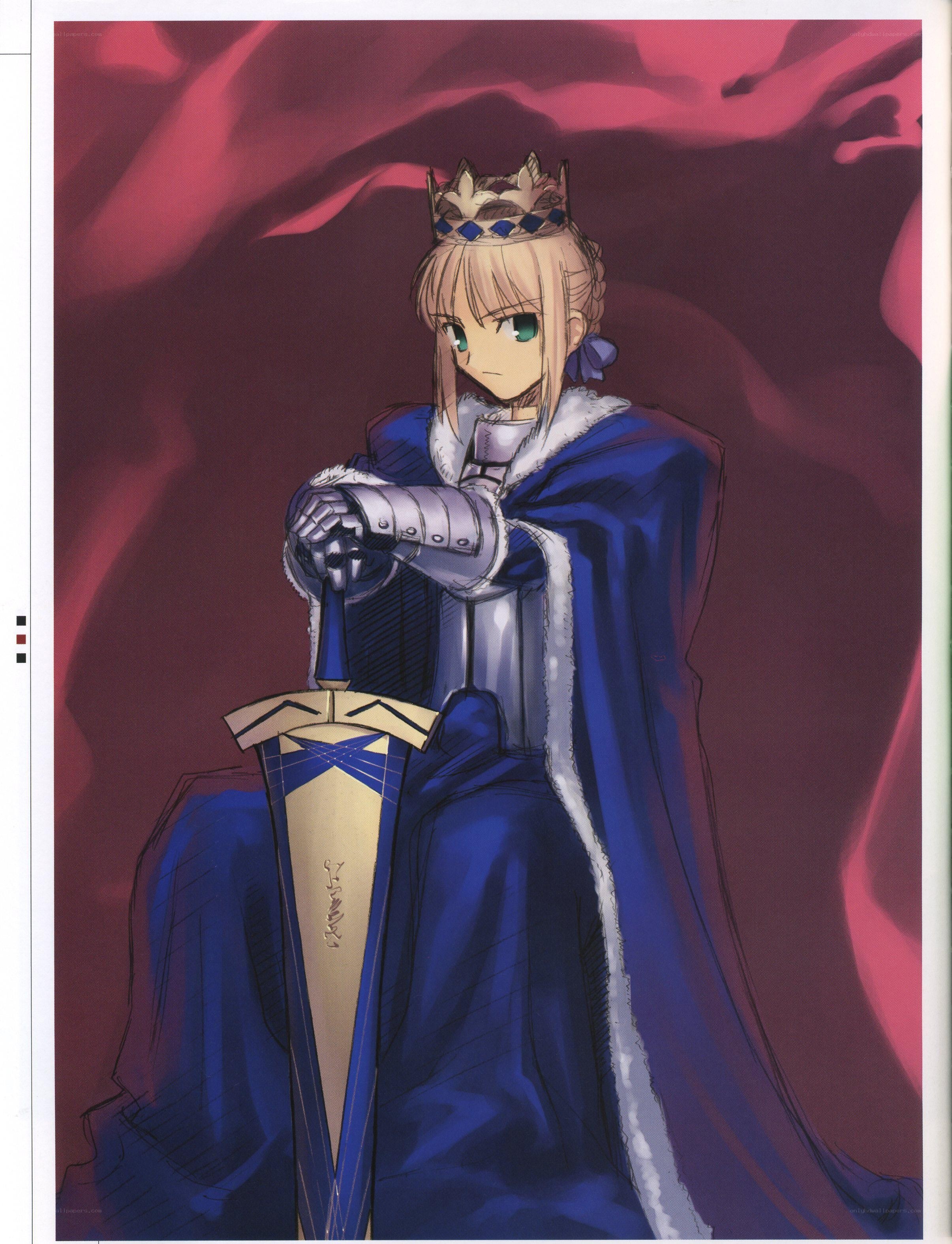 King Arthur with sword