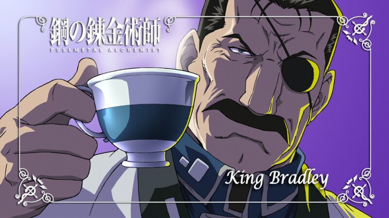King Bradley Holding Cup