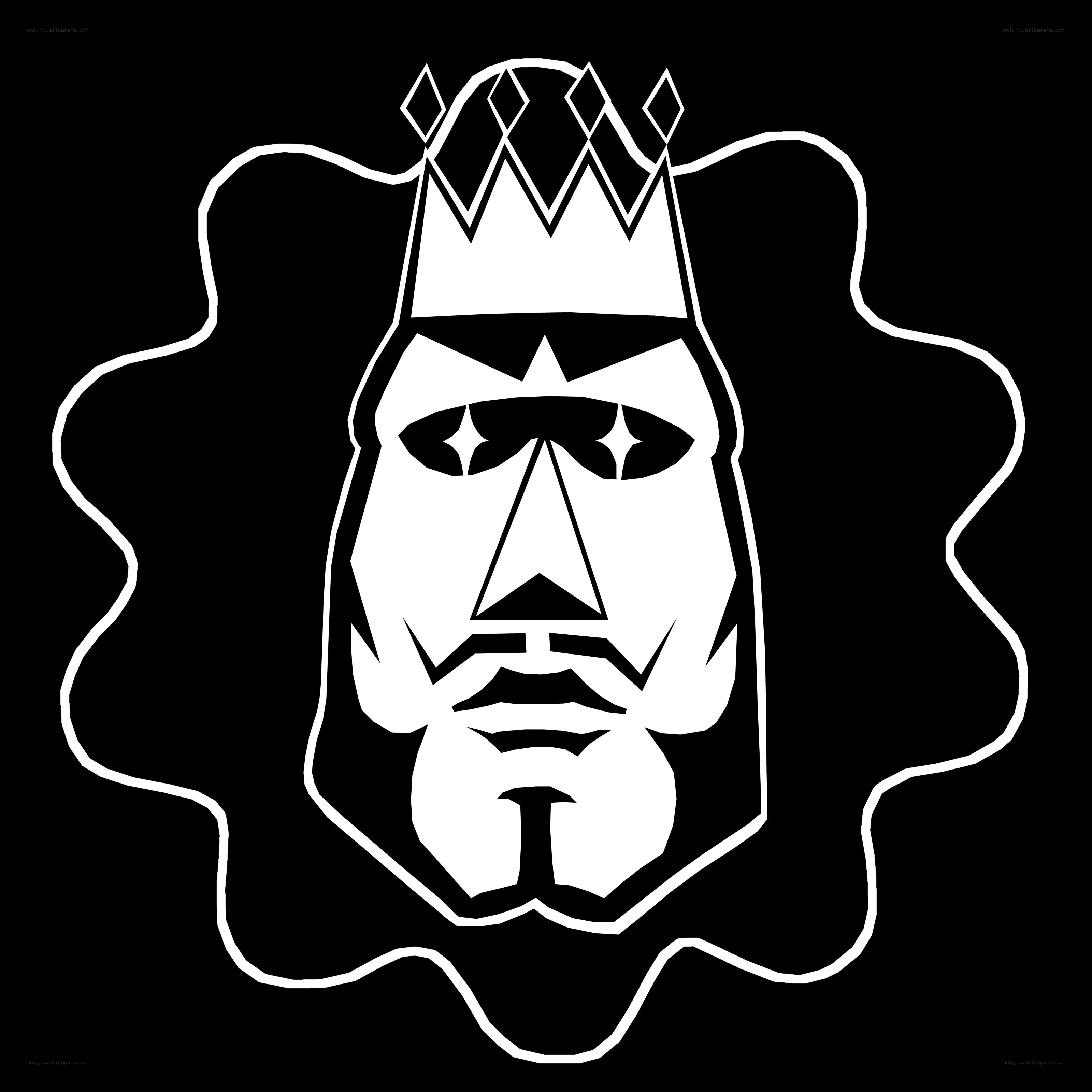 king card face illustration