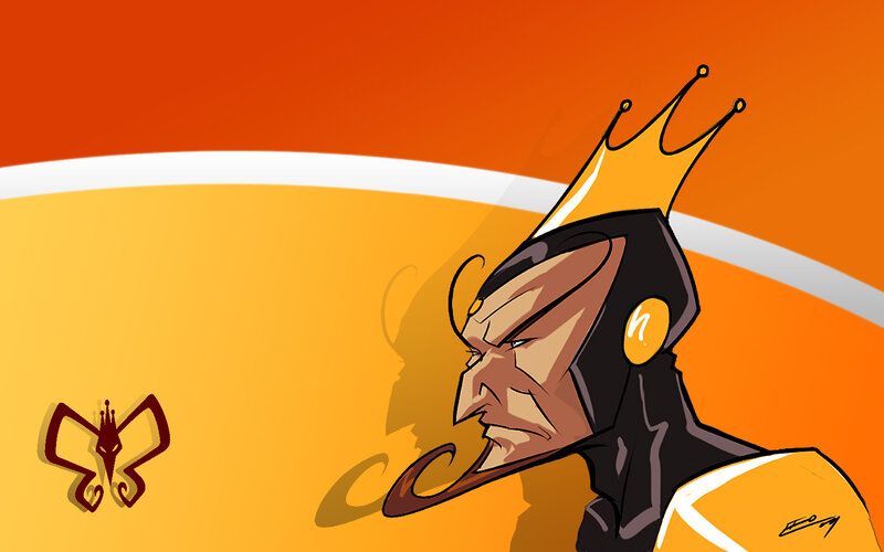 king character illustration