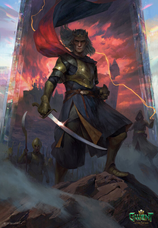 King in Armor with Sword