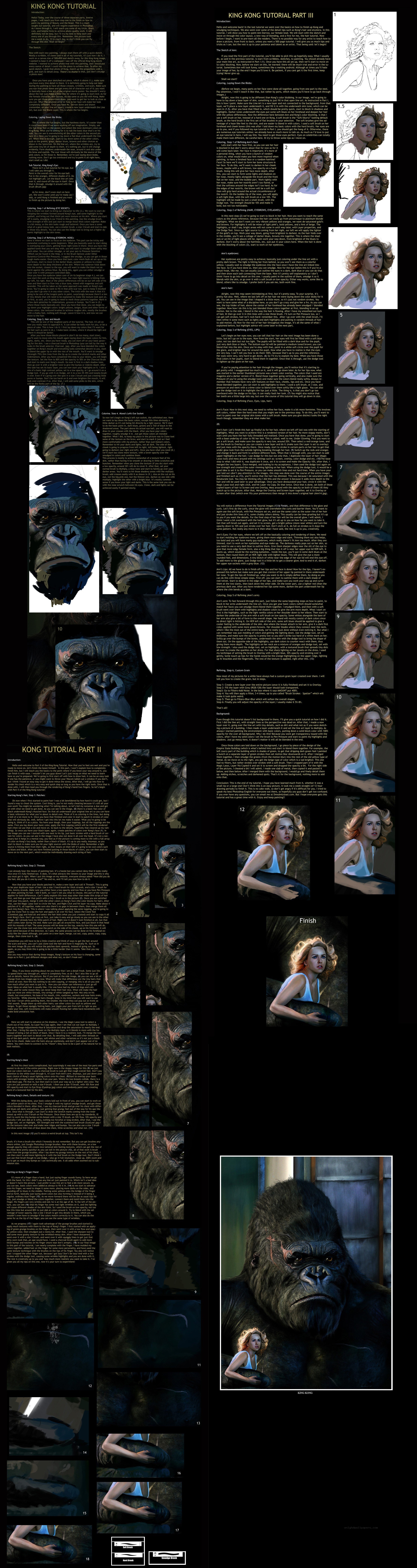 King Kong character tutorial