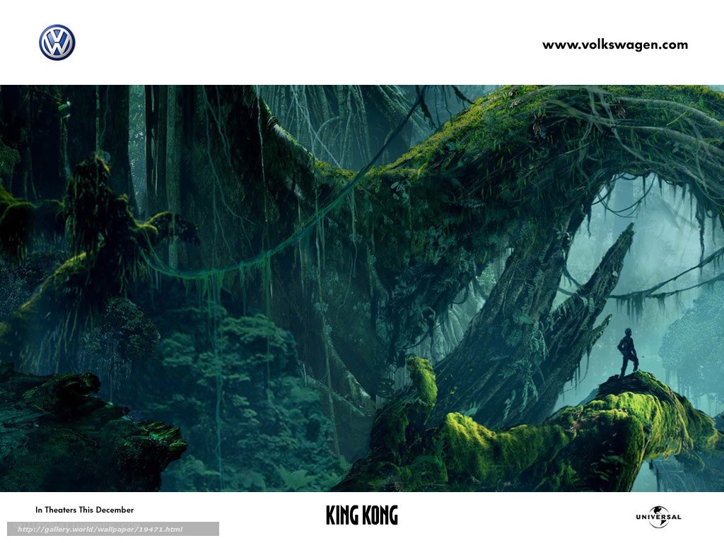 King Kong jungle scene