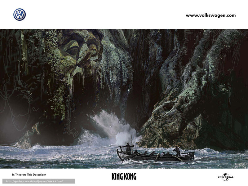 King Kong movie concept art