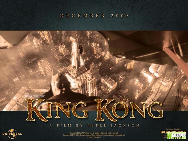 King Kong on Building — Brown