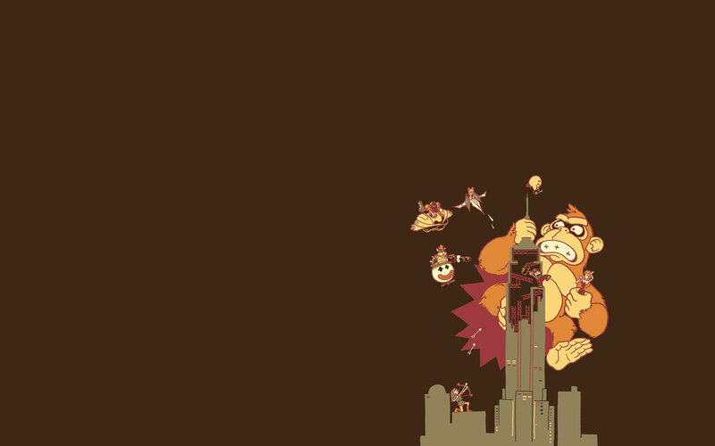 King Kong vs. monsters