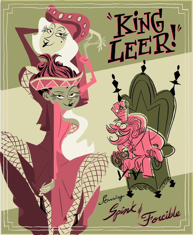 King Leer poster art