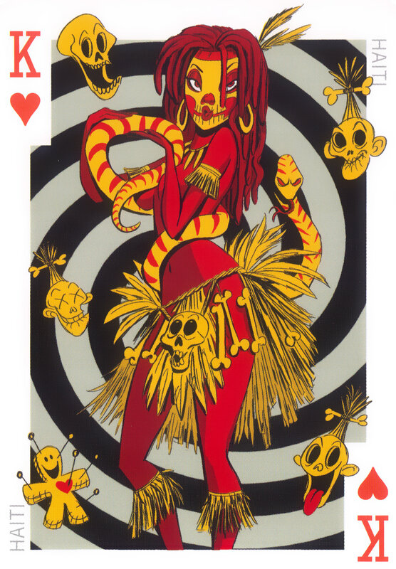 King of Hearts Voodoo Art