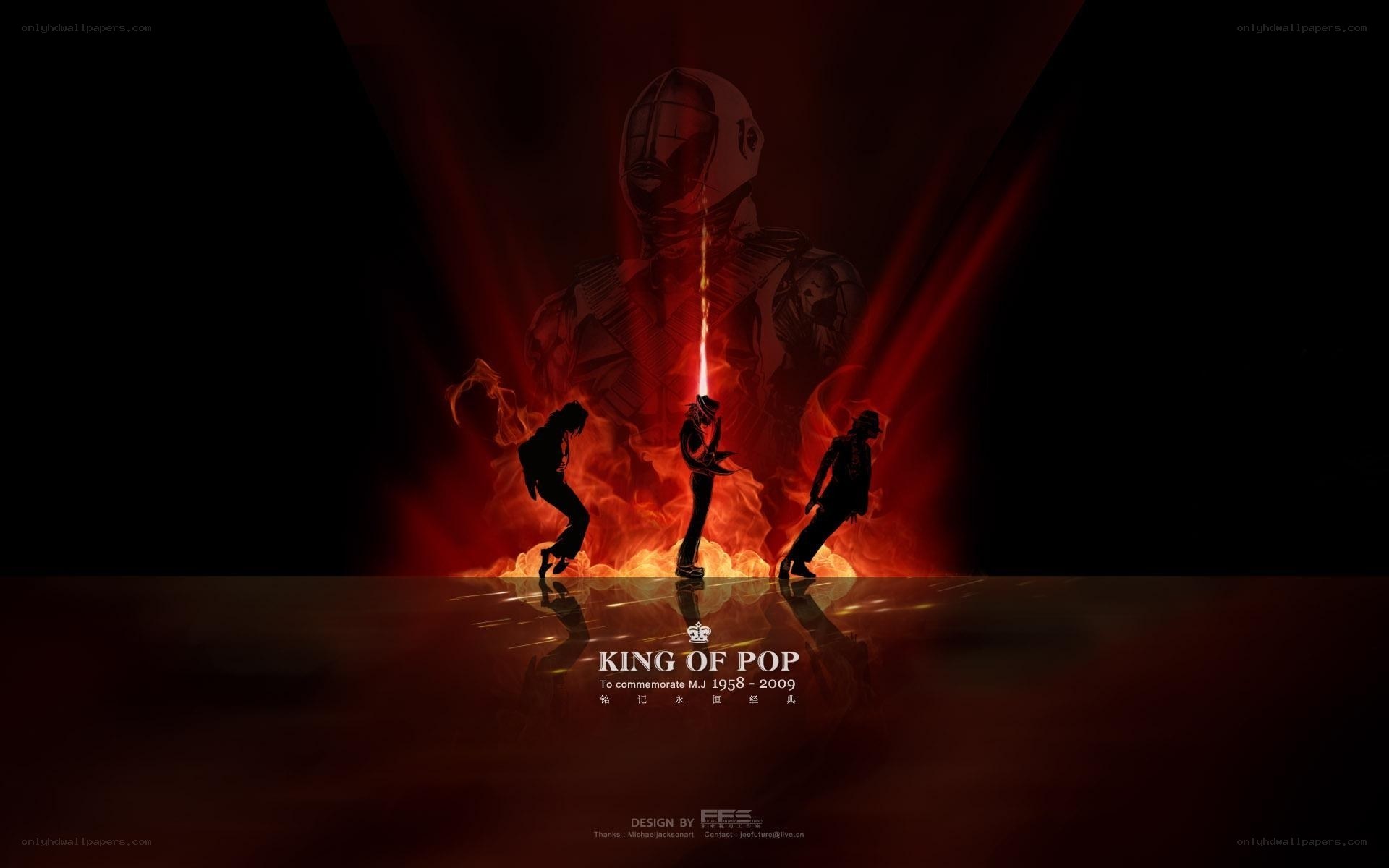 King of Pop tribute art