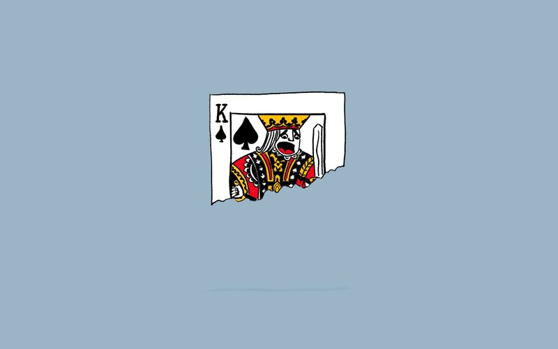 King of Spades Card