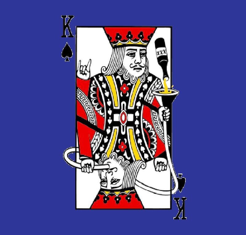 King of Spades playing card