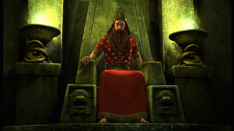 King on a Throne