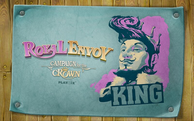 King Portrait on Sign