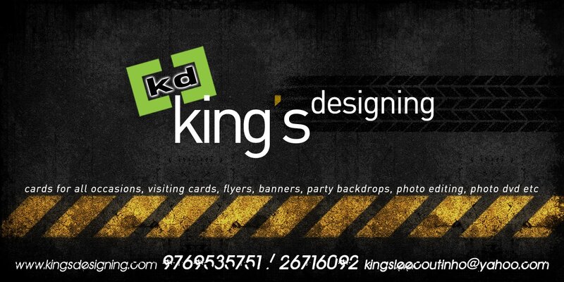 King's Designing business card