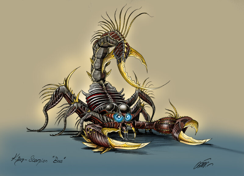 King Scorpion Boss Concept Art