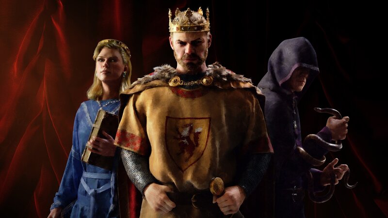 King with Two Attendants
