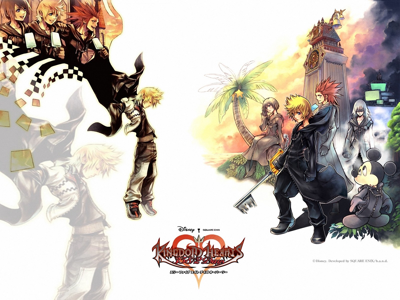 Kingdom Hearts 358/2 Days artwork