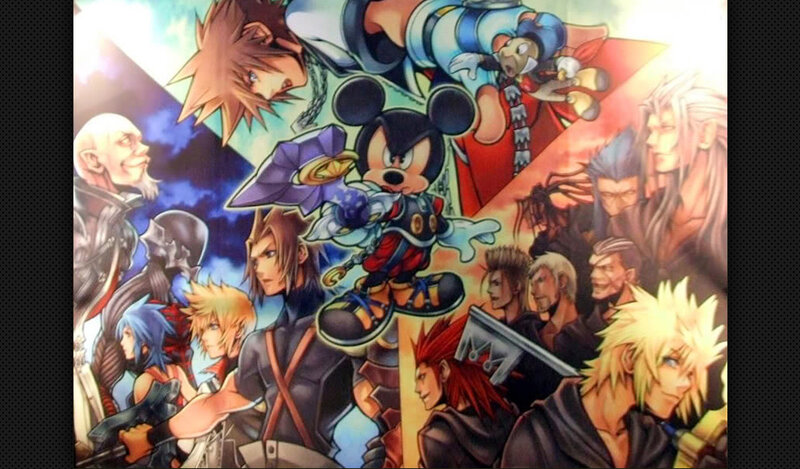 Kingdom Hearts character collage