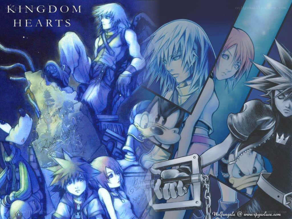 Kingdom Hearts character collage