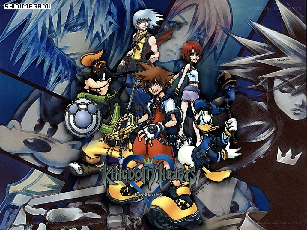 Kingdom Hearts characters artwork