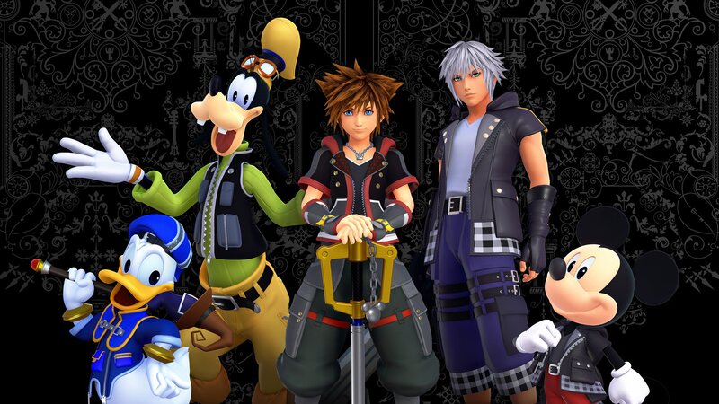 Kingdom Hearts Characters — Black, Adventurous