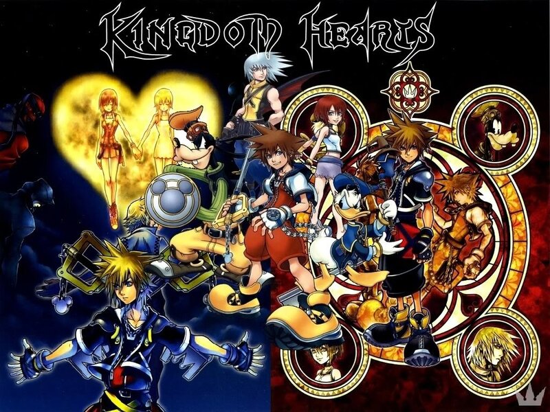 Kingdom Hearts Characters — Black, Dramatic, Night