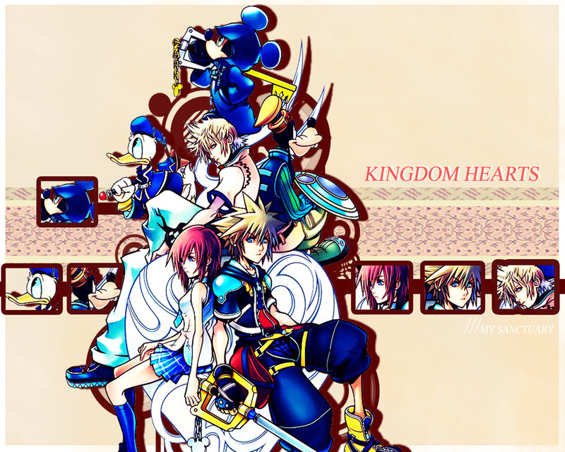 Kingdom Hearts Characters — Blue, Adventurous, Anime