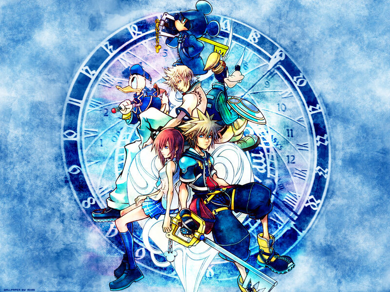 Kingdom Hearts Characters — Blue, Dramatic, Anime, Clock