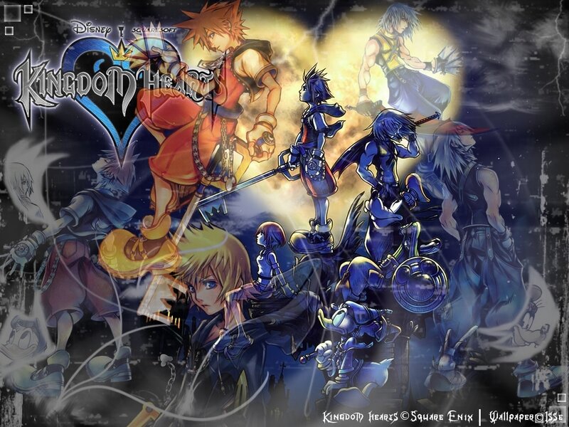 Kingdom Hearts Characters — Blue, Dramatic, Night