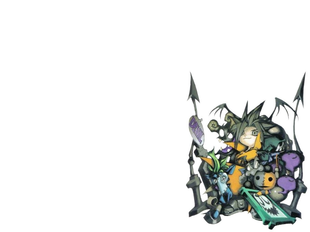 Kingdom Hearts characters collage