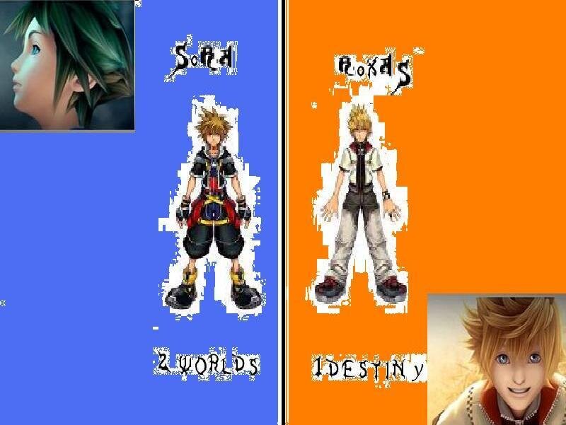 Kingdom Hearts characters comparison