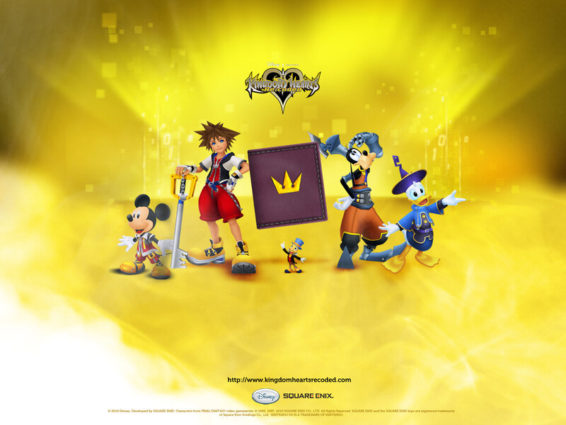 Kingdom Hearts Characters — Yellow, Bright, Energetic