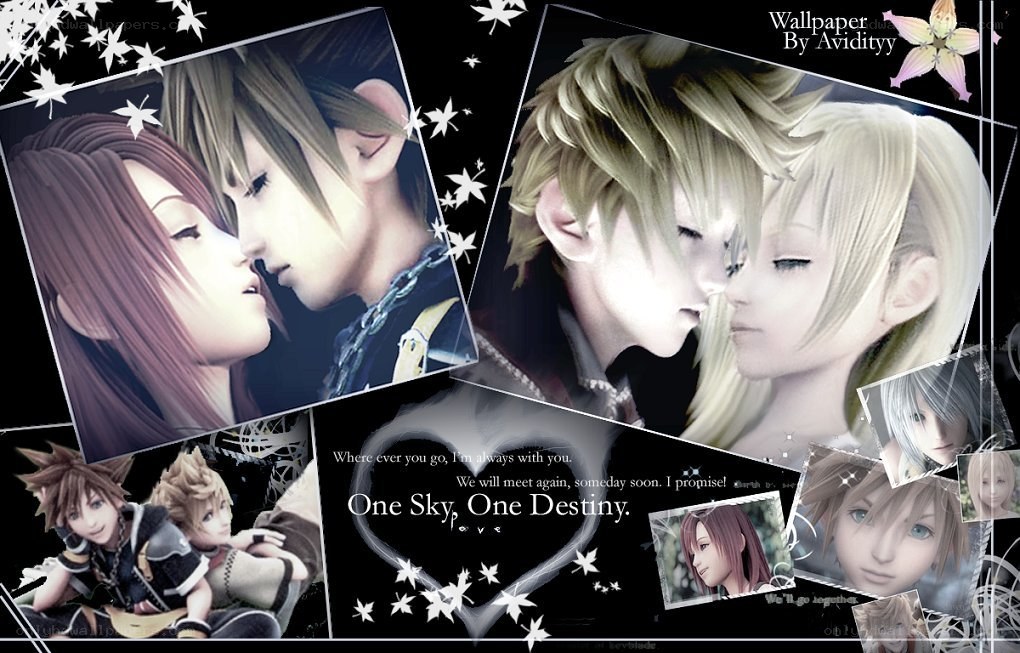 Kingdom Hearts collage wallpaper