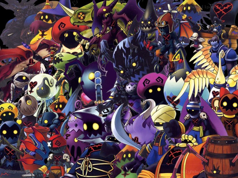 Kingdom Hearts Heartless characters